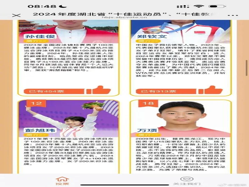 湖北青年星寄语万项:作为青训母队,我们对万项深感骄傲与期许